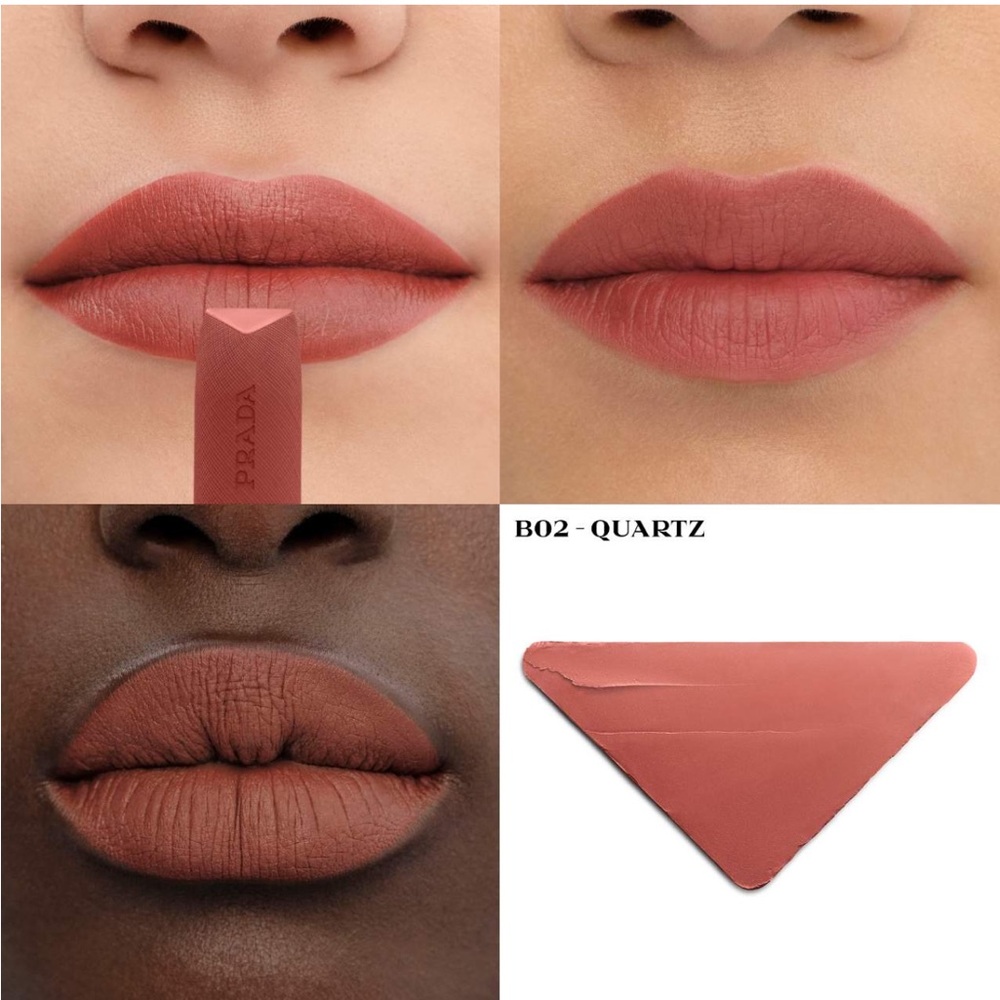 Prada Beauty Monochrome Hyper Matte Lipstick Mini “Quartz” - Picture 3 of 4